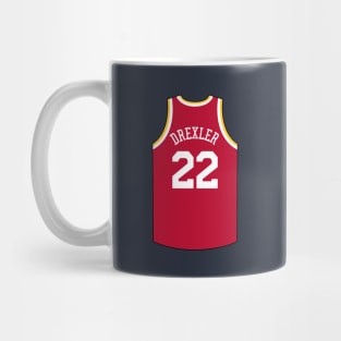 Clyde Drexler Houston Jersey Qiangy Mug